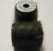 UNI - Mohair 5 yds 2x Dk.Olive
